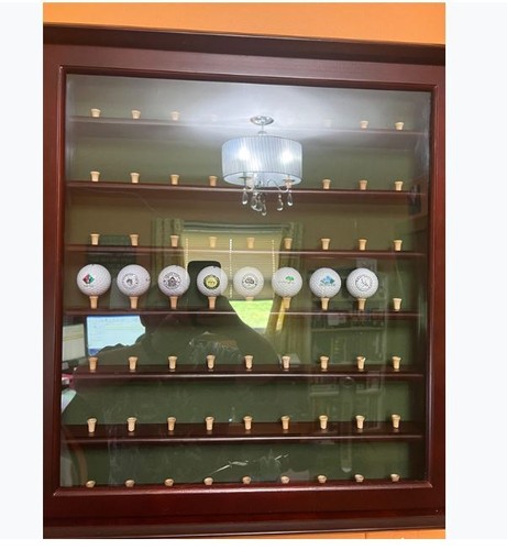 Ball wood display - wood,