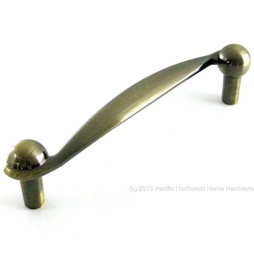 Antique brass sleek - antique, curved