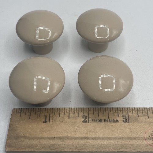 Vtg porcelain drawer pull - porcelain,