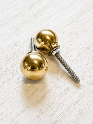 Solid polished brass - polished,