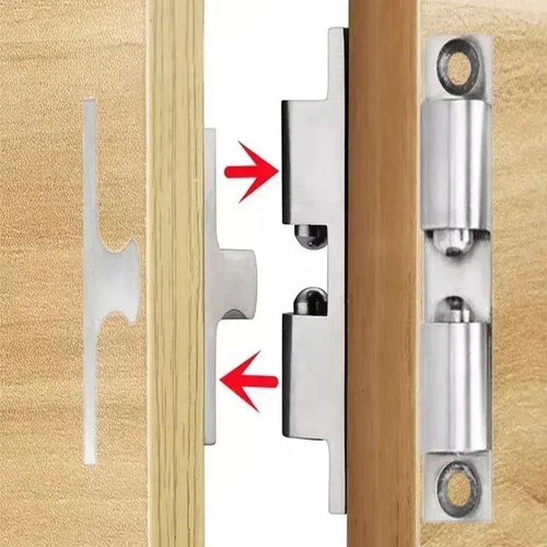 Brass double roller ball - double,
