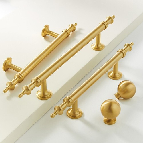 Solid brass cabinet pull - cabinet,