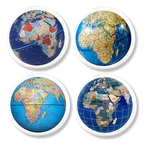Map cabinet knobs africa - cabinet,