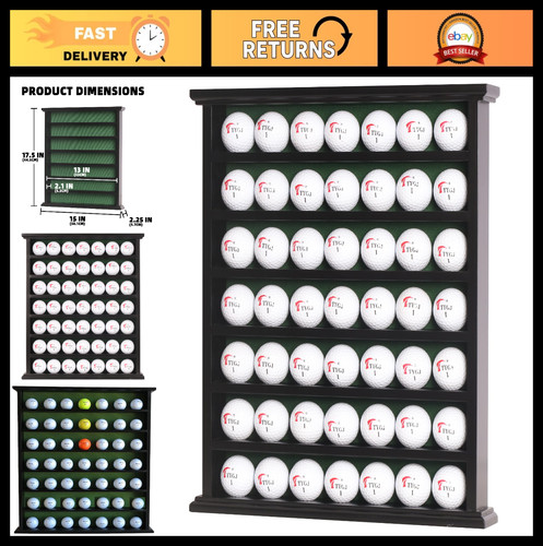 Golf ball display case - golf, cabinet